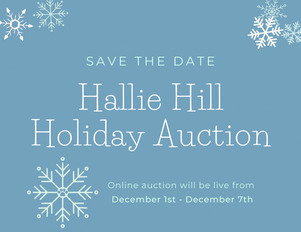 Save the Date: Hallie Hill Holiday Auction | Hallie Hill Animal Sanctuary